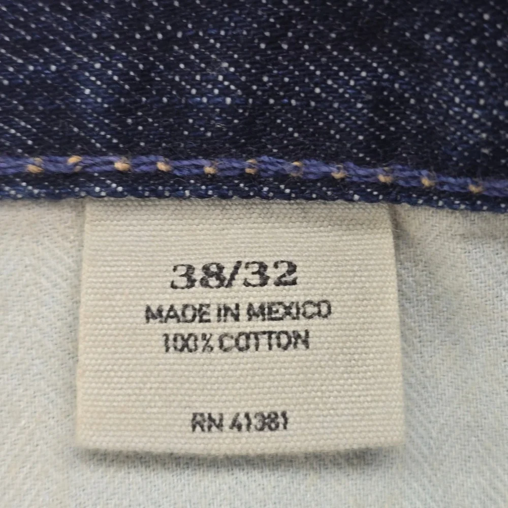 Polo Ralph Lauren 867 Classic Jeans Mens 38x32 Dark Wash Straight Leg Denim NWT